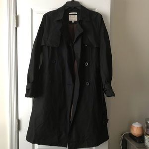 Black trench coat